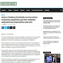 Indra y Catalana Occidente son las nicas empresas espaolas que han realizado adquisiciones importantes este ao